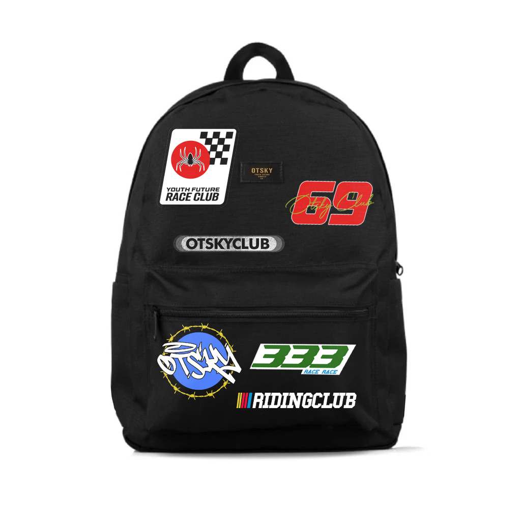 Jual Otsky Backpack Tas Ransel Sedang Kampus Sekolah Race Club X DTBP03 ...
