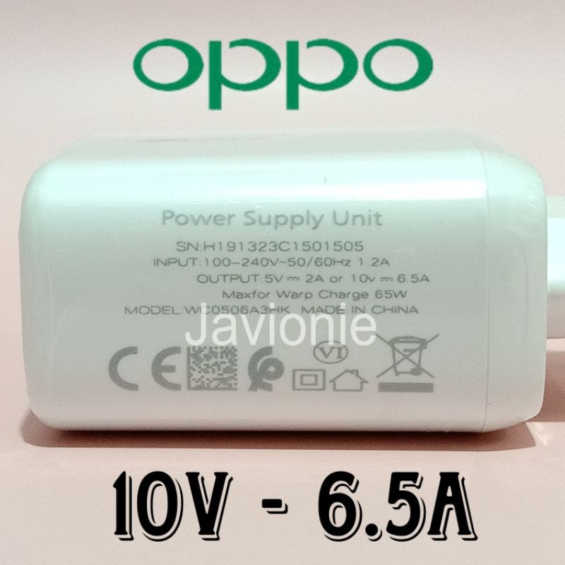 Jual Charger Casan Cas OPPO Original Fast Charging A38 A58 A78 A79 A98