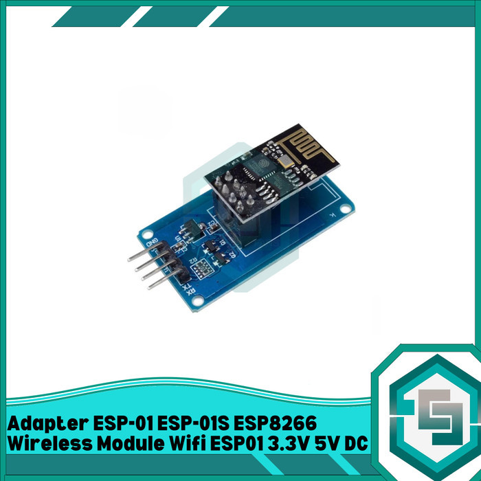 Jual ADAPTER ESP-01 ESP-01S ESP8266 WIRELESS MODULE WIFI ESP01 3.3V 5V ...
