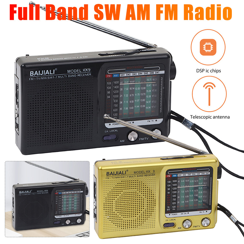 Jual Handheld FM AM SW Radio Battery Operated Radio Pointer Pocket ...