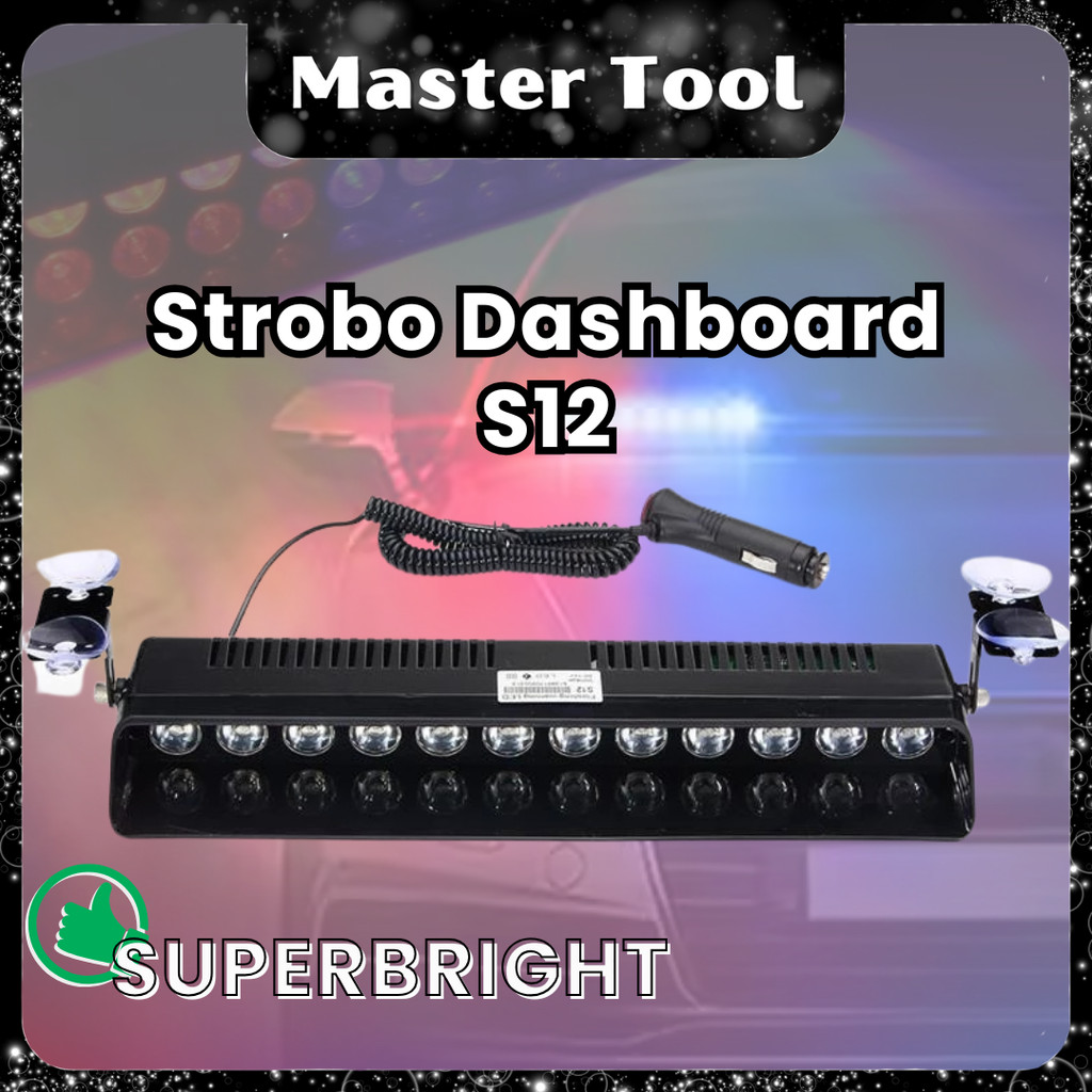 Jual Master Tool (Garansi 1 Tahun) S12 Leds DC12V Mobil Kedip DASHBOARD ...
