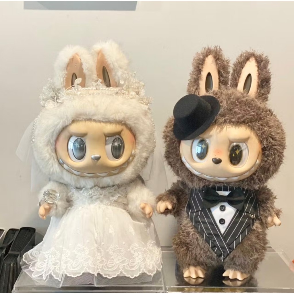 Jual PO 30 HARI BAJU BONEKA LABUBU ZIMOMO 58cm//CLOTH BRIDE GROOM ...