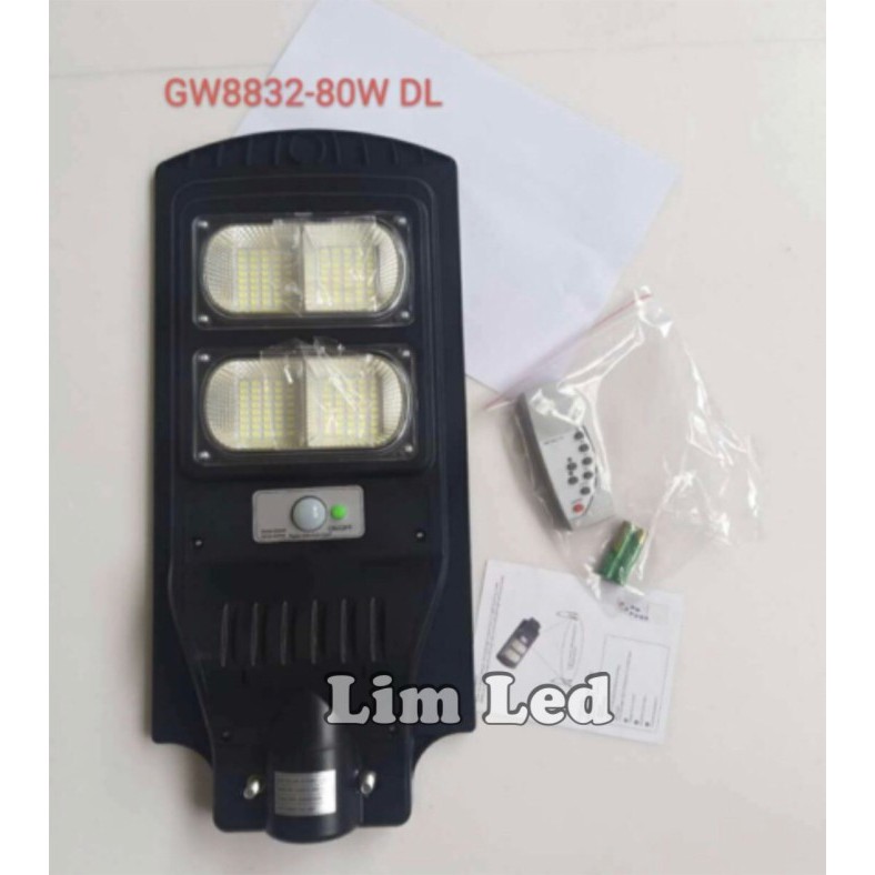 Jual Lampu jalan 80w solar Cell LED 80watt PJU tenaga surya 80 W ...