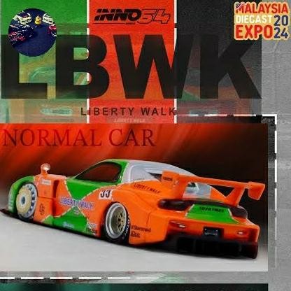 Jual HJ99 Diecast Inno64 LBWK Mazda RX7 FD3S LB Super Silhouette MDX ...