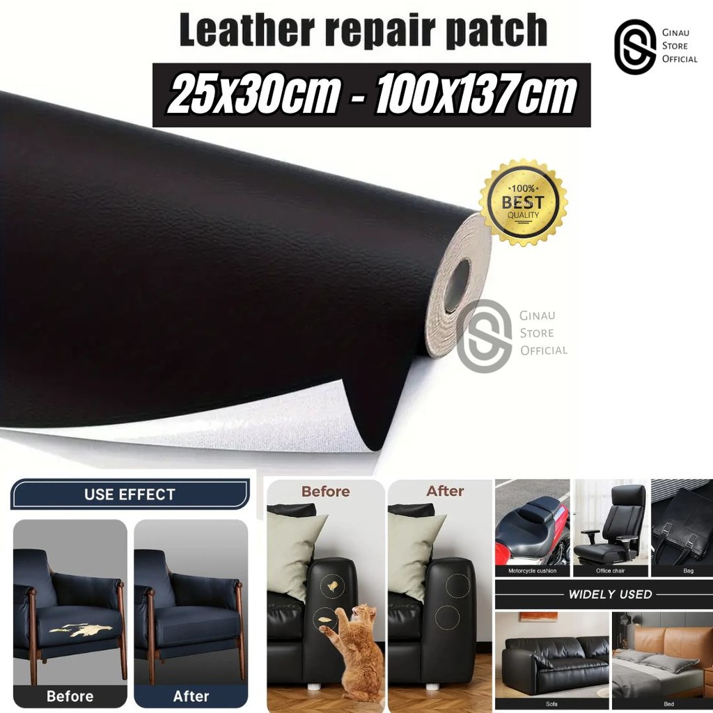 Jual Stiker Kulit PU Sticker Tambalan Sofa Jok Motor Anti Air Adhesive ...