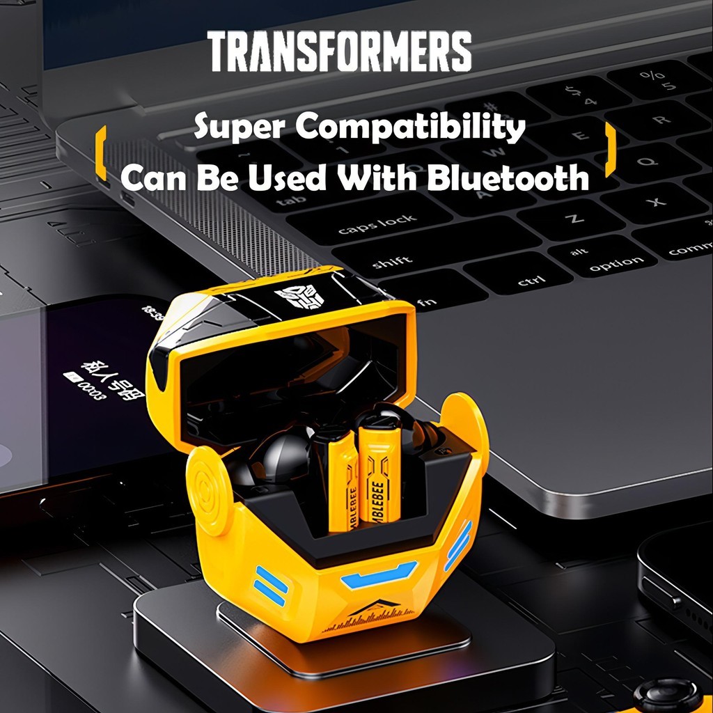 Gambar produk Monster x Transformers T36 TWS True Wireless Stereo V5.4 Bluetooth Earphone 3