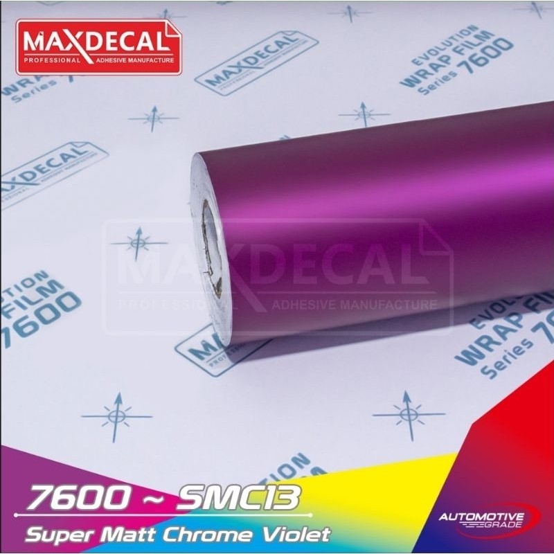 Jual Maxdecal 7600 SMC13 VIOLET (Super Matt Series)Sticker Stiker ...