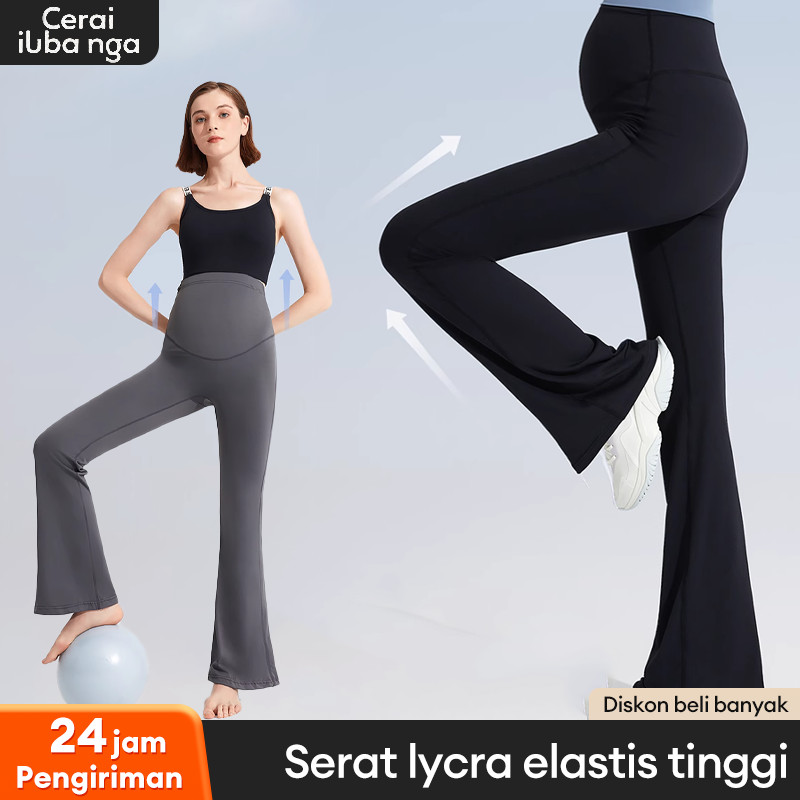 Celana Hamil Jumbo Maternity Pants Celana yoga wanita Legging Hamil Maternity Pant Wanita Bumil Pregnancy Pants Y119+YJG