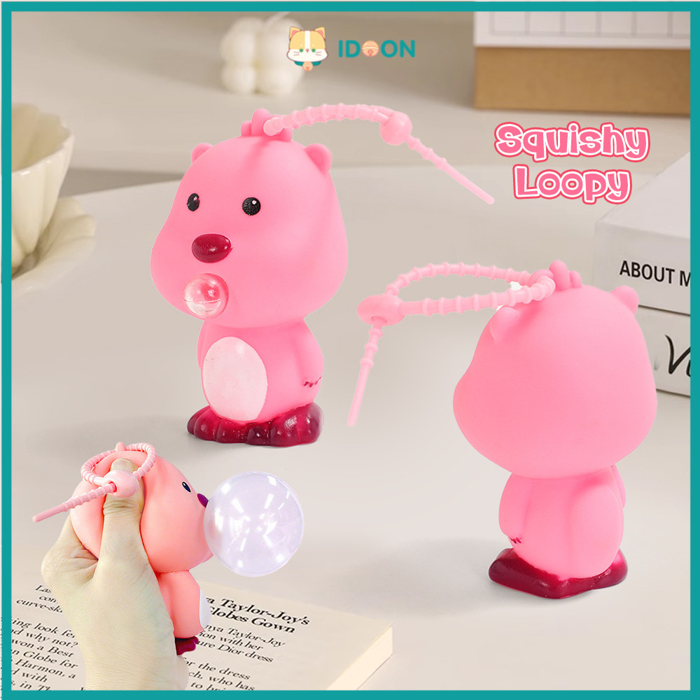 Jual IDOON Loopy Bubble Squishy Gantungan Kunci Mainan Stress Relief ...