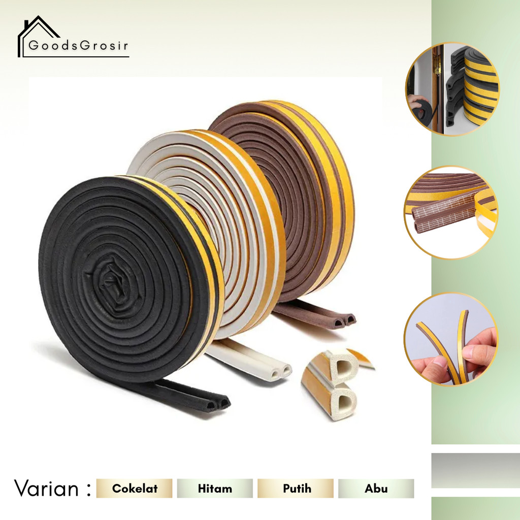 Jual Goods Penutup Celah Samping Pintu | Door Seal Type D | List ...