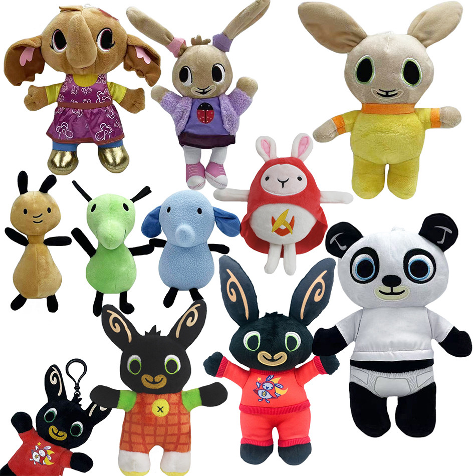 Jual Bing Bunny Plush Toys Pres-ool Animation Meet Bing And Frinds ...