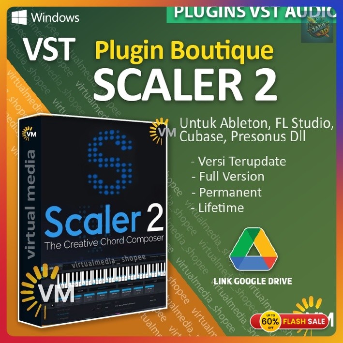Jual SCALER 2 PLUGIN BOUTIQUE VST PLUGIN AUDIO SOUND MIDI CAPTURE TRACK ...