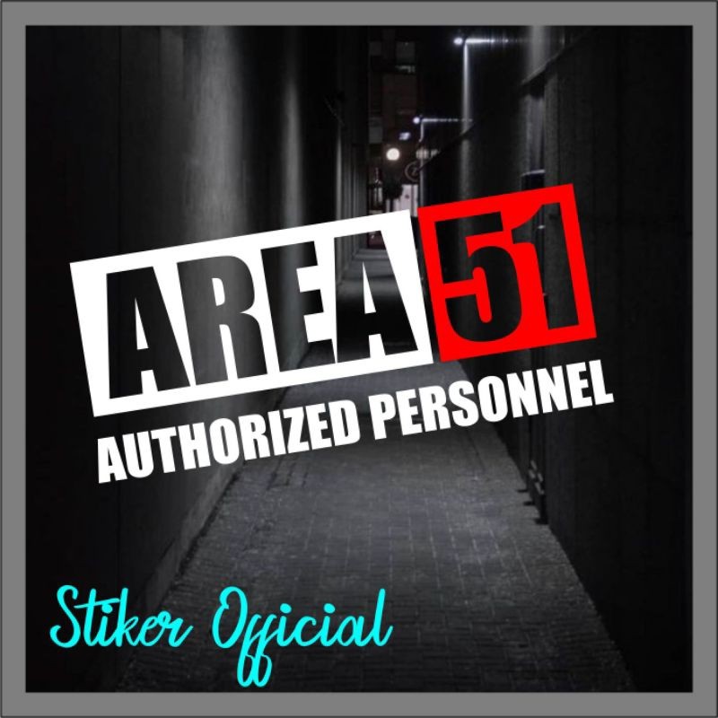 Jual STICKER AREA 51, CUTTING STIKER | Shopee Indonesia