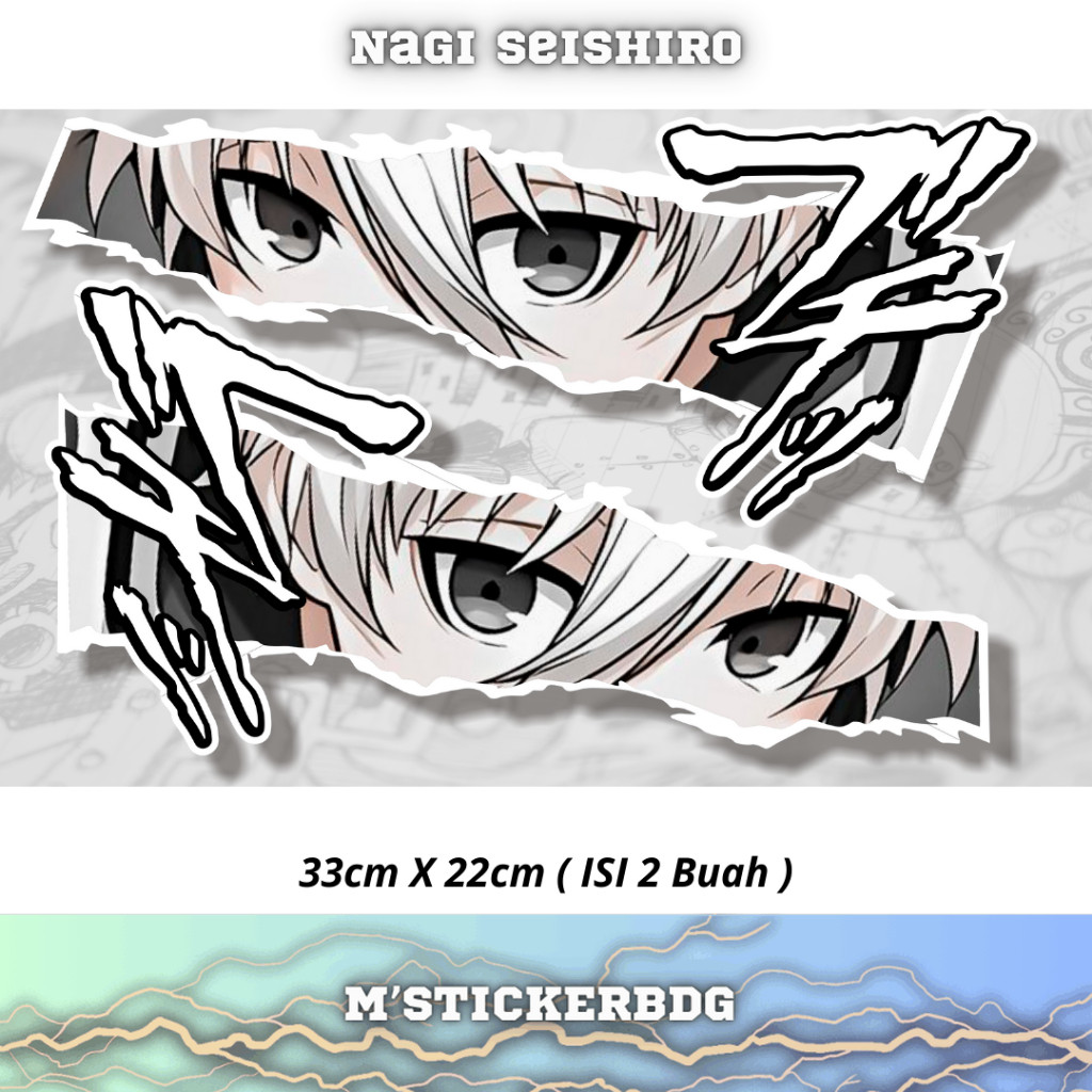 Jual Sticker Stripping All Type Motor Print Stiker Mata Anime Nagi ...