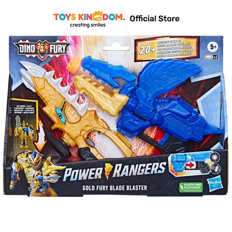Jual Toys Kingdom Power Rangers Gold Fury Blade Blaster F6466 Toys Kids ...