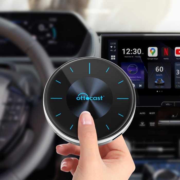 Ottocast AIBox Play2Video Pro – Wireless Apple CarPlay & Android Auto Adapter