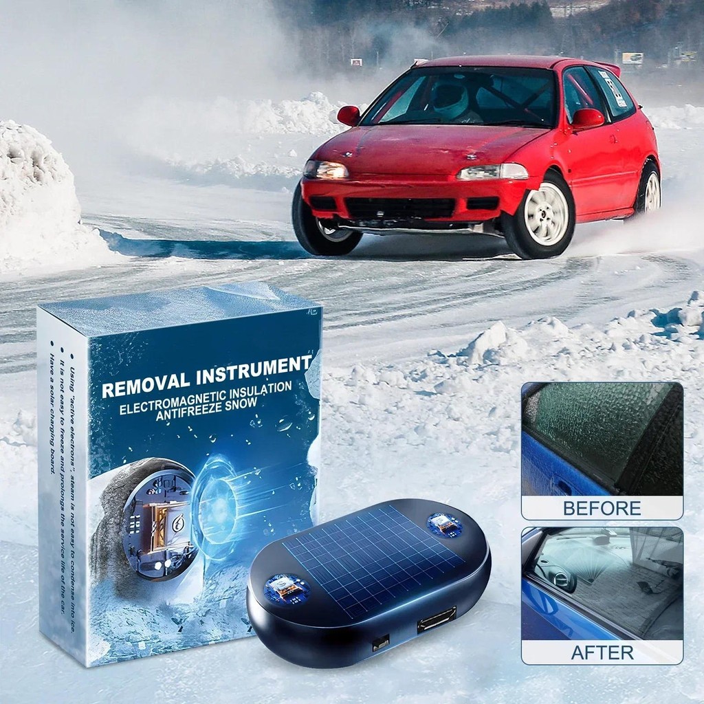 Jual 1-4Pcs Solar Antifreeze Electromagnetic Molecular Windshield Car ...