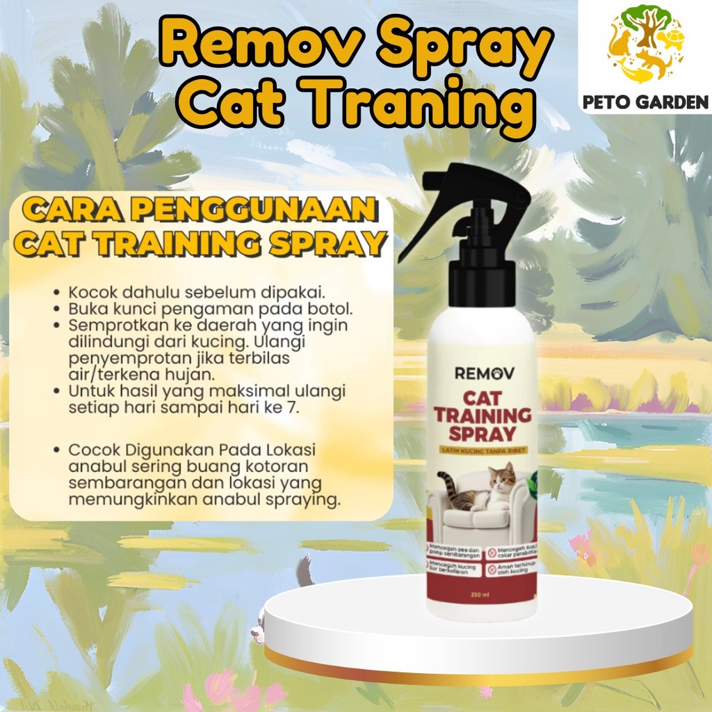 Jual Remov Cat Training Efektif Melatih Mendisiplinkan Pee Poop Kucing ...