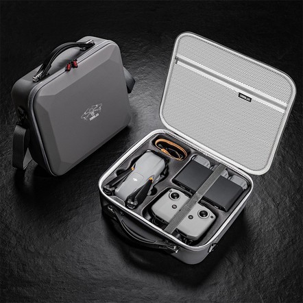 Étui Rigide Hesupy Pour DJI Air 3S - Sac Bandoulière Protecteur Avec Hub De Charge, Batteries & Télécommande