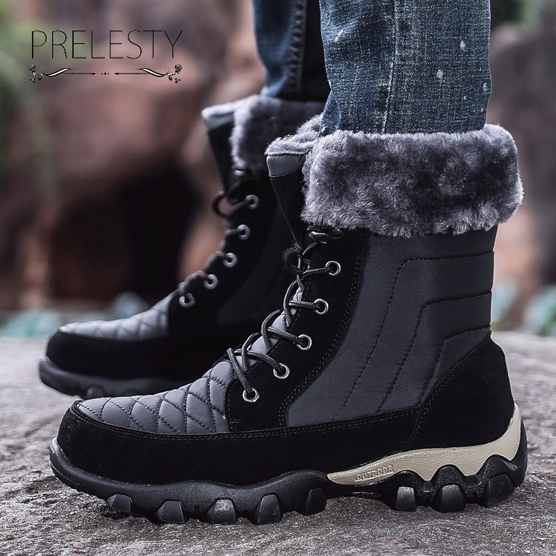 Stylish Mens Winter Boots Jual Import Klasik Sepatu Boots Pria