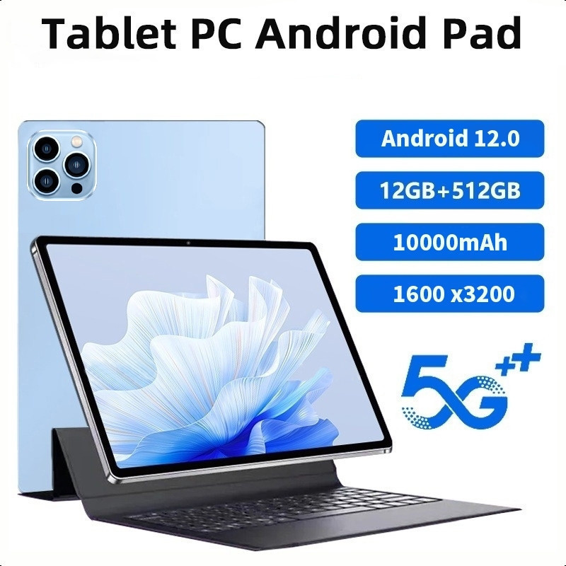 Jual Tablet Android 12-inch 5G WIFI Dual SIM 8800mAh Battery HD Camera ...