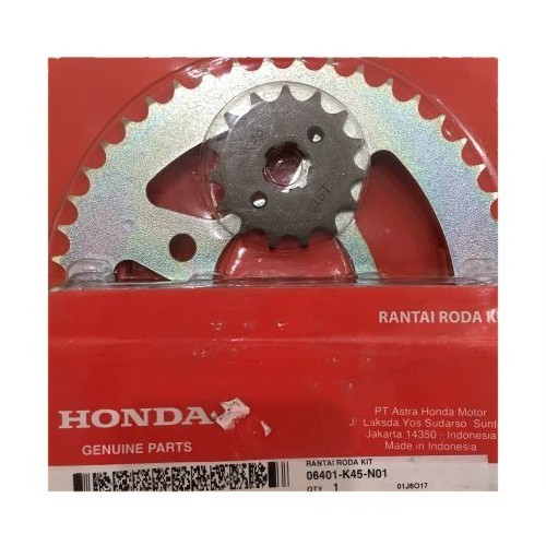 Jual Gear Set Gir Rantai Roda Kit Honda CBR 150R CB150R 06401-K45-N01 ...