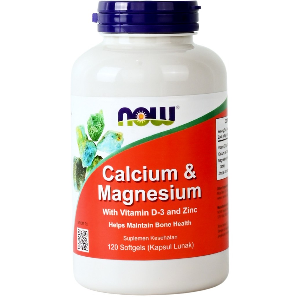 Jual Now Foods Calcium Magnesium Immune Imunitas Suplemen Sendi Tulang ...