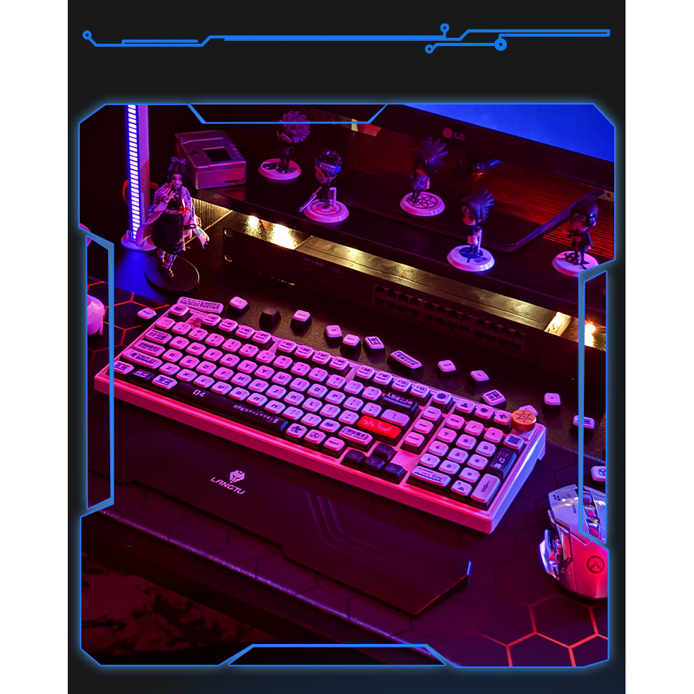 Jual Keycap EVA Unit04 Evangelion ASA Pudding PBT PC Translucent ...