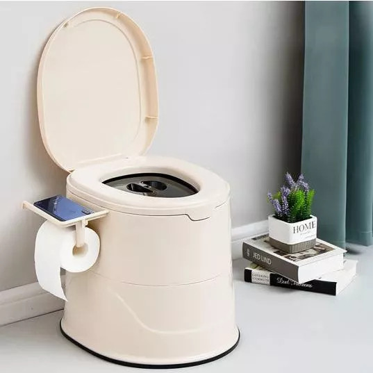GROSIRJUJUR Closet Toilet Duduk Portable + Ember Untuk Lansia & Ibu Hamil - Toilet Duduk Lansia Portable Serbaguna