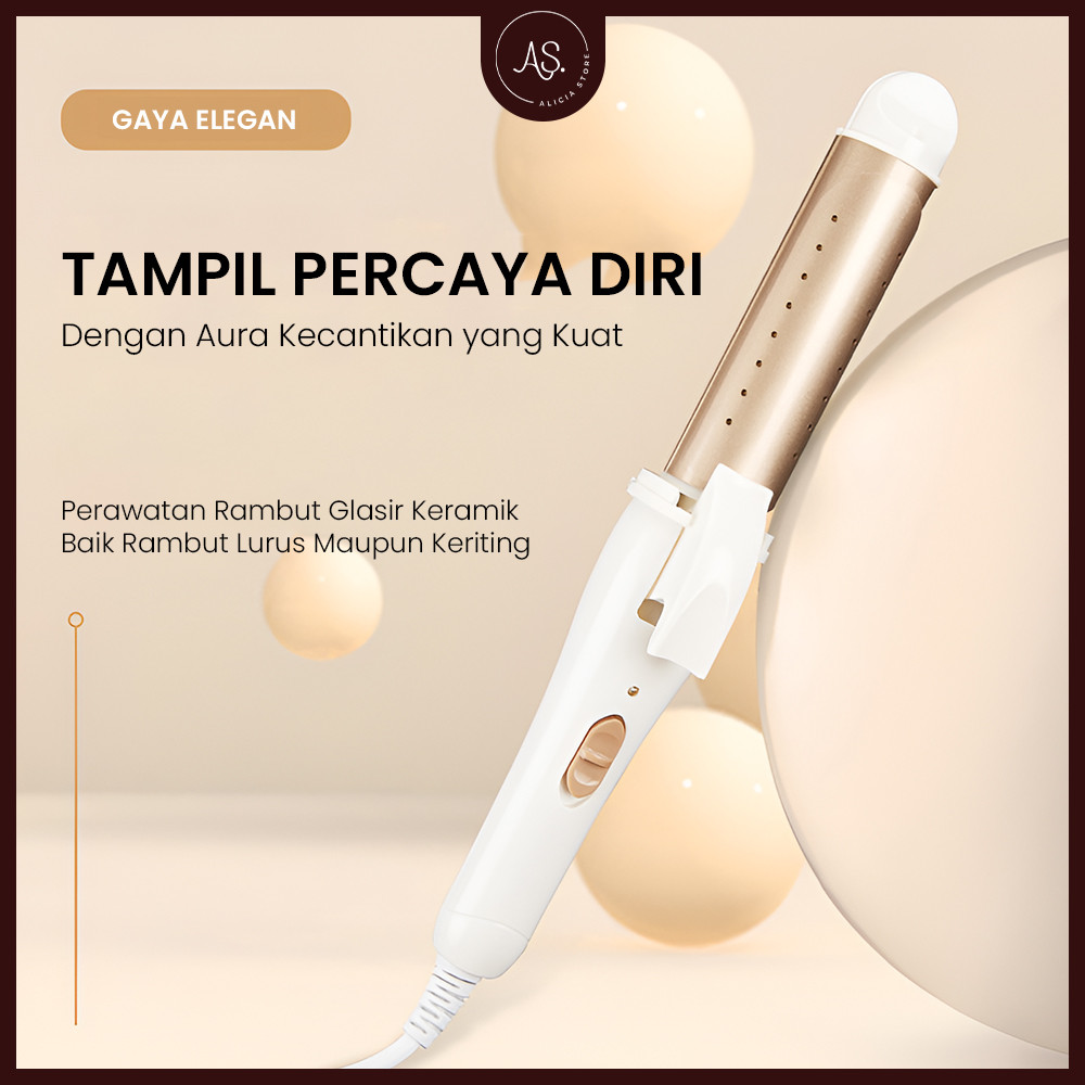 Jual AS Catokan Rambut Pemanasan 20 Detik Catokan Rambut Curly 41754 ...