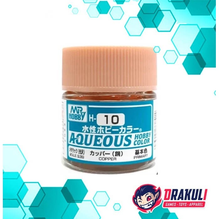Jual Mr. Hobby Model Kit Paint Aqueous Hobby Color - Copper H10 ...