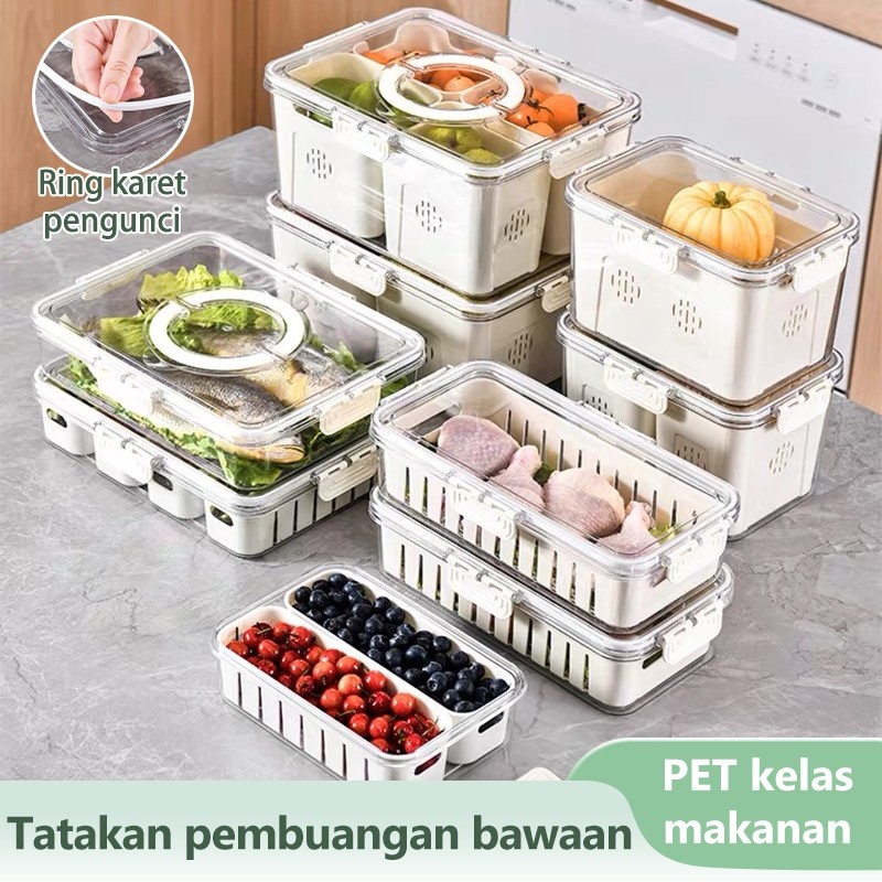 Jual jaduoao Food Container Kotak Penyimpanan Kulkas Tempat Penyimpanan ...