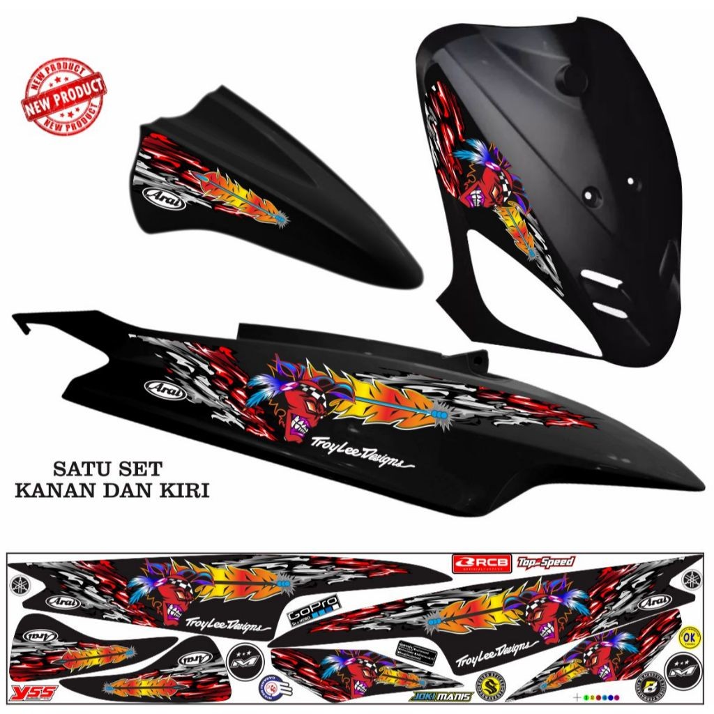 Jual STICKER STIKER MIO STRIPING ALL MIO OLD VARIASI LIS KEREN STICKER ...