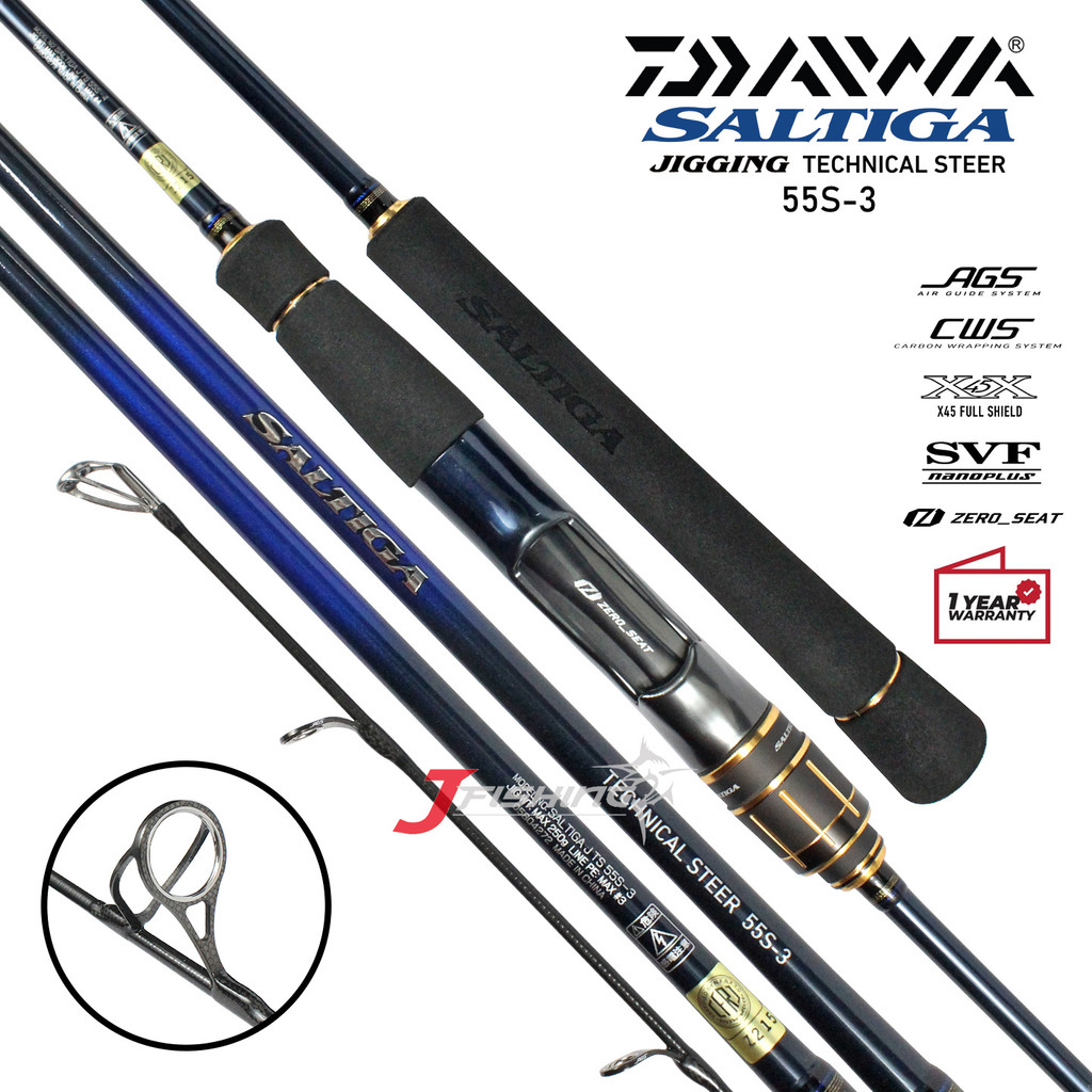 Jual Joran DAIWA SALTIGA J TS | 55S-3 55S-4 | Technical Steer