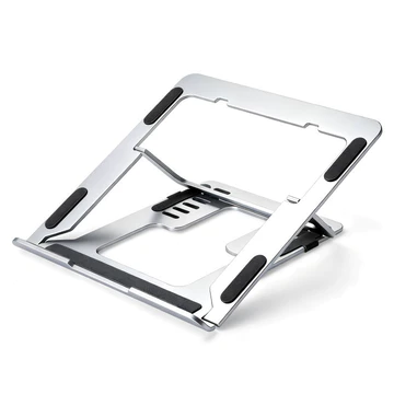 Foldable Laptop Stand Portable Aluminium Alloy Cooling Bracket Adjustable Height Ergonomic