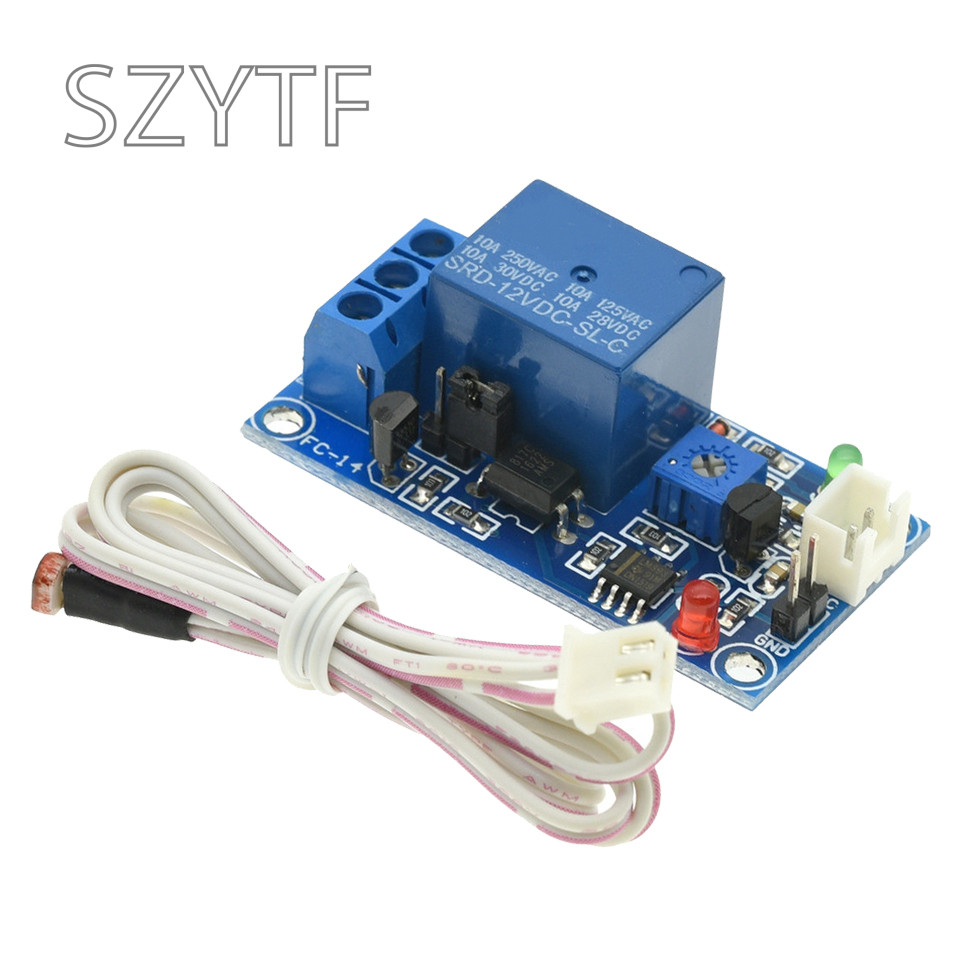 Jual DC 12V Photoresistor Relay Light Control Switch, Brightness ...