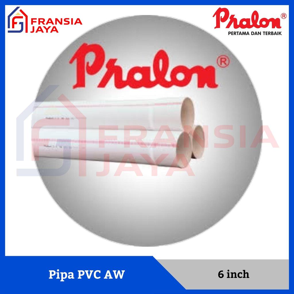 Jual Pralon Pipa PVC AW 6 inch Paralon Air Setara Rucika | Shopee Indonesia