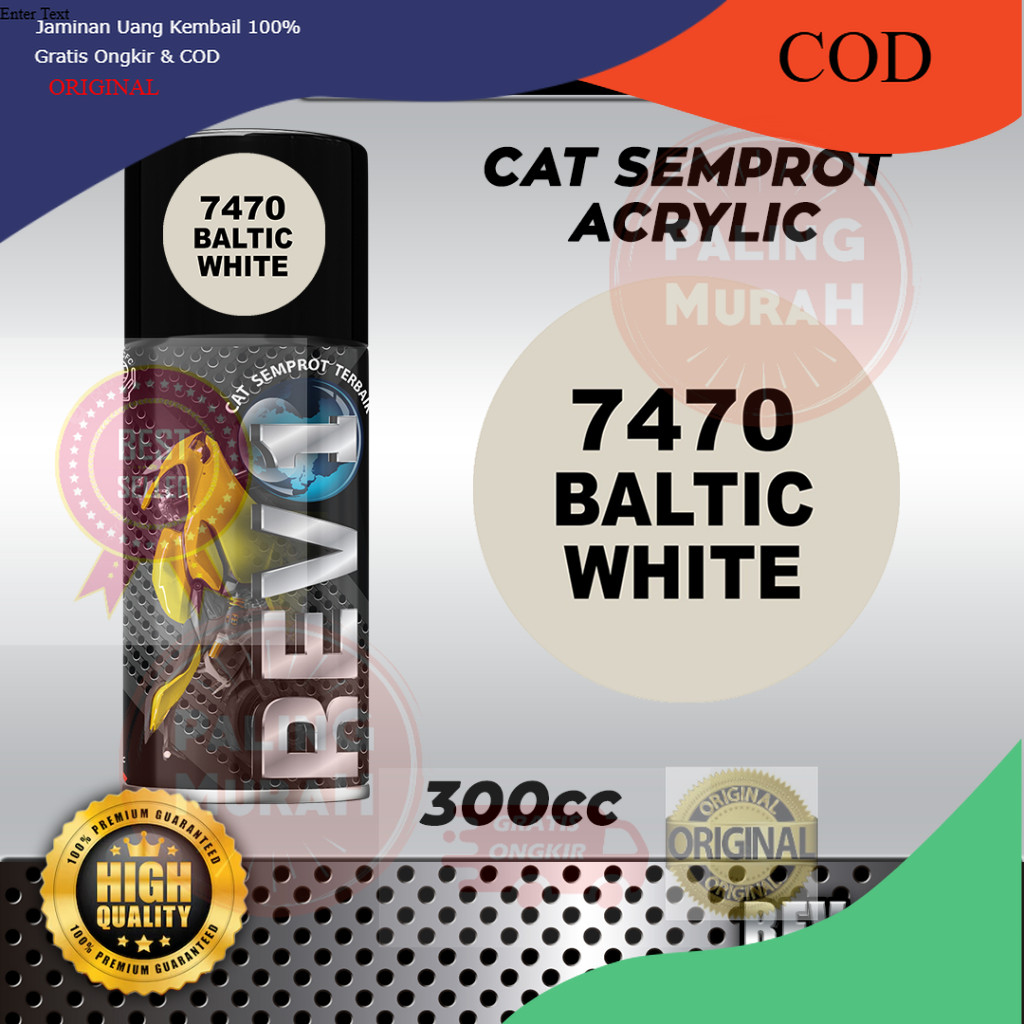 Jual Cat Semprot Acrylic Revo Baltic White / Putih Susu 7470 - Pilok ...