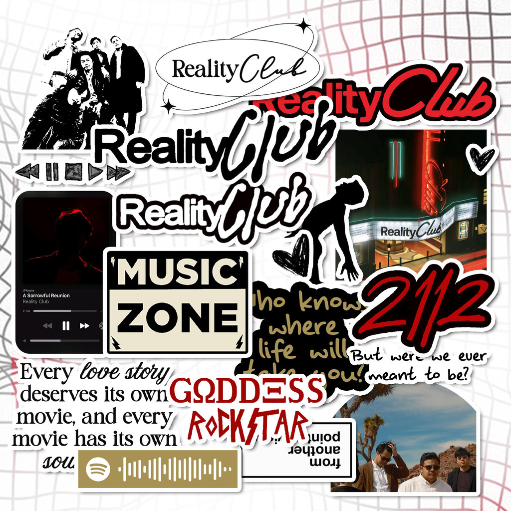 Jual 19pcs Stiker REALITY CLUB Band Pack | Stiker Anti Luntur Tahan Air ...