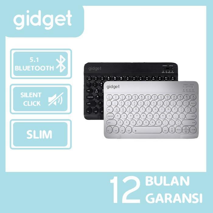 Jual GIDGET Keyboard Bluetooth Slim for Android IOS MAC Windows - KB09 ...