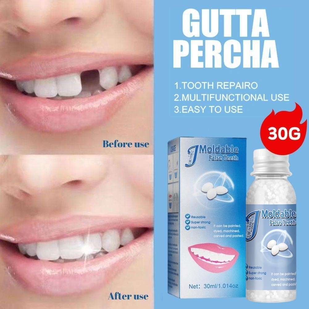 Jual gigi palsu temptooth original Penambal gigi berlubang Gigi palsu ...
