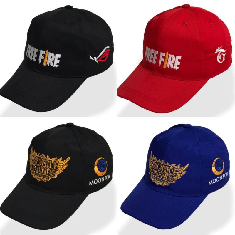 Jual Topi Anak free fire/mobile legend bordir | Shopee Indonesia