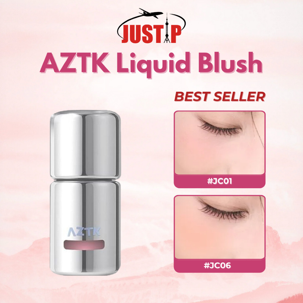 Jual AZTK Jello Color Liquid Blush 5ml 7 Shades Liquid Blush On Cair ...