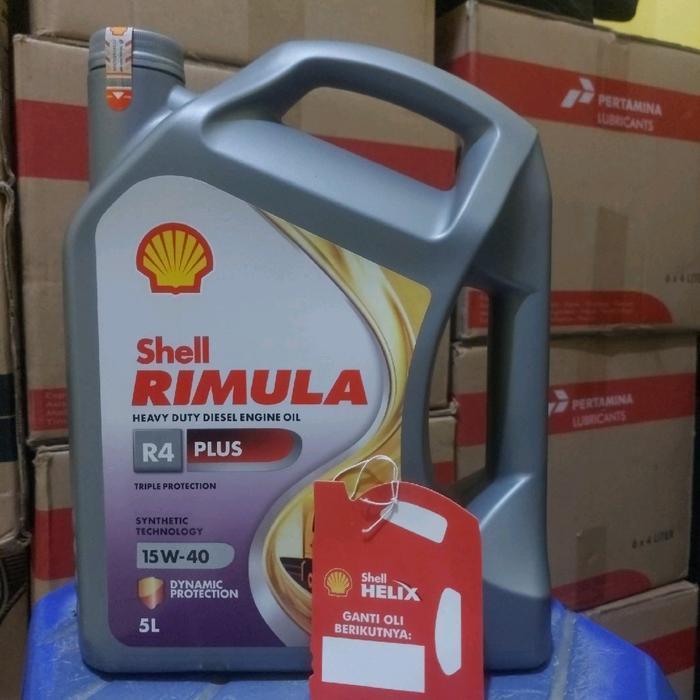 Jual SHELL RIMULA R4 PLUS 15W-40 GALON 5 LITER | Shopee Indonesia