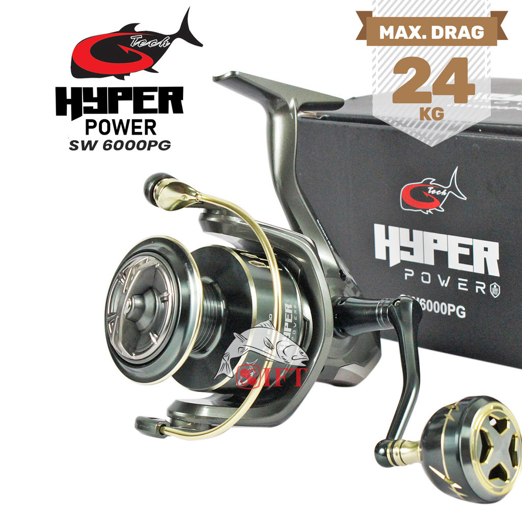 Jual Reel G-TECH HYPER POWER SW 1000 -- 6000 HG PG [26] Saltwater Power ...