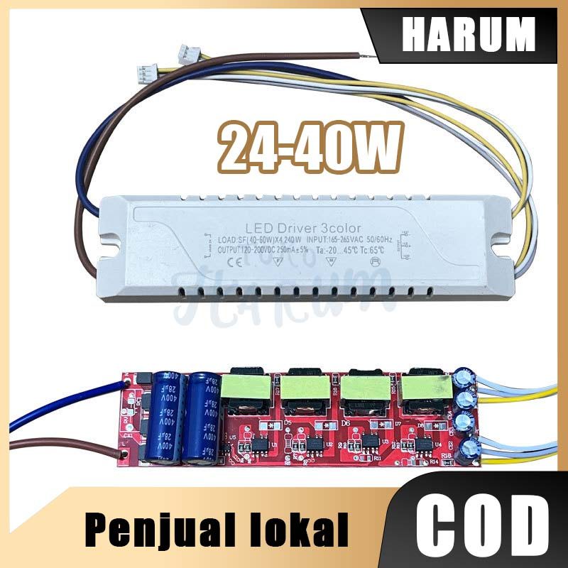 Jual LED Driver 24-40W Downlight Trafo Lampu Langit-Langit AC to DC ...