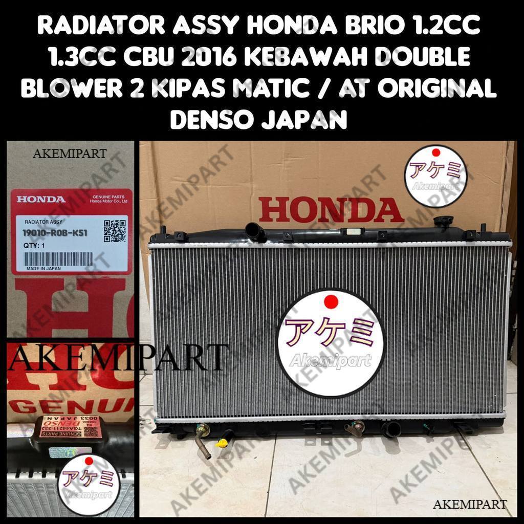 Jual RADIATOR ASSY HONDA BRIO 1.2CC 1.3CC CBU 2 BLOWER KIPAS 2016 ...
