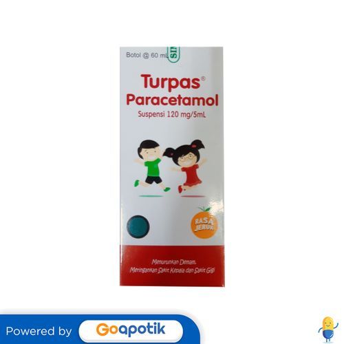 Jual Turpas 120 Mg/5 Ml Syrup Rasa Jeruk 60 Ml | Shopee Indonesia