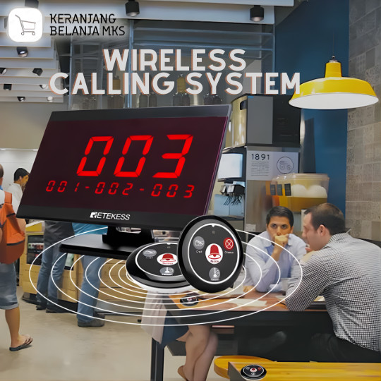 Jual Wireless Calling System LED Display Mesin Antrian Speaker | Shopee ...