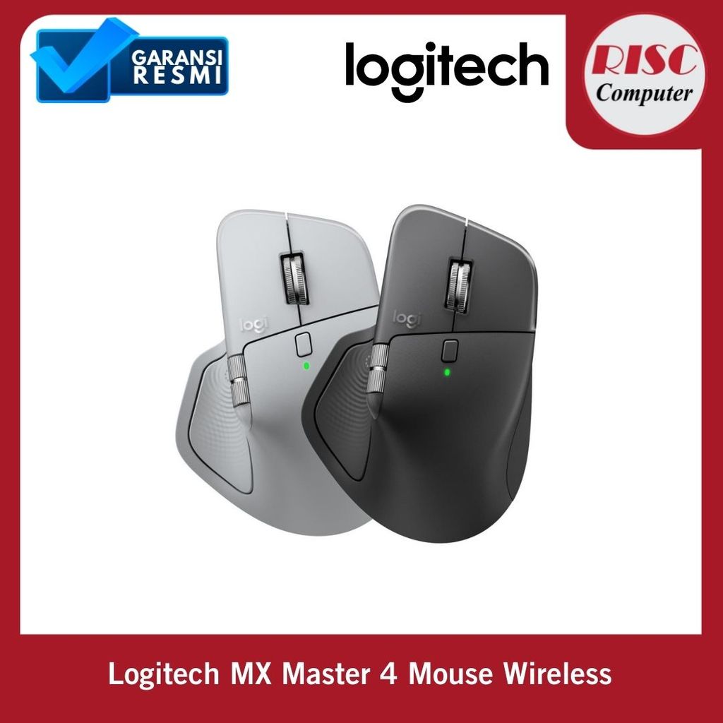 Jual Logitech MX Master 4 Mouse Wireless Ergonomis Bluetooth USB-C ...